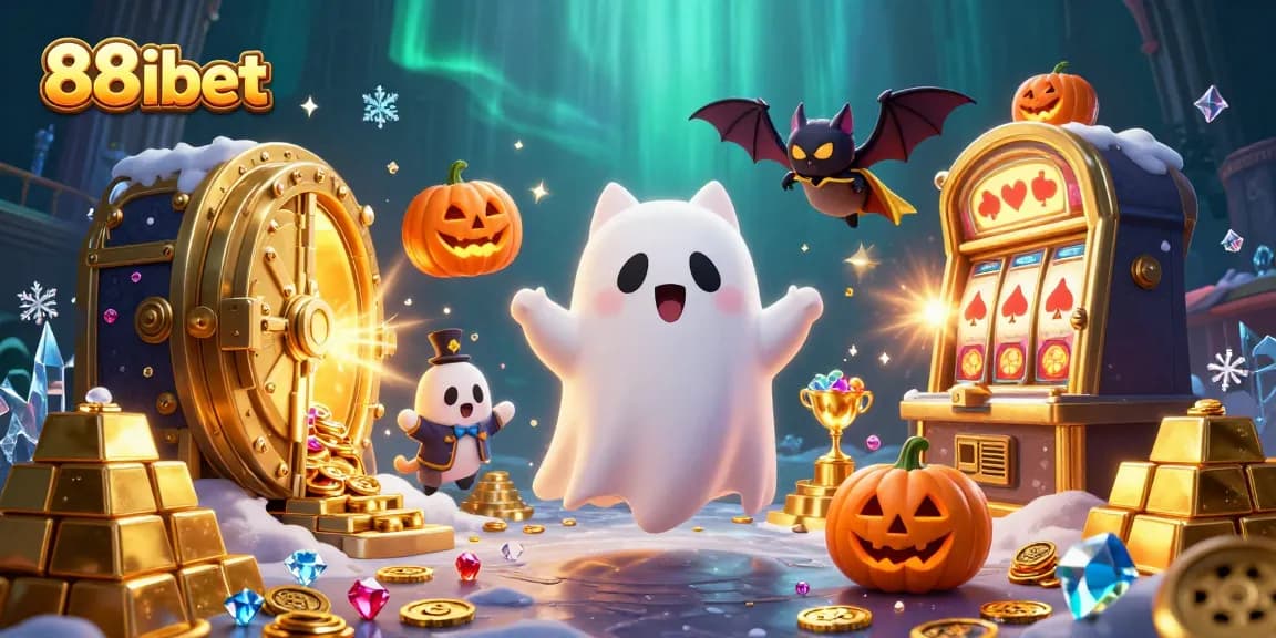 Catch massive wins at 88ibet's haunted mansion casino with ghost cat and vampire bat!