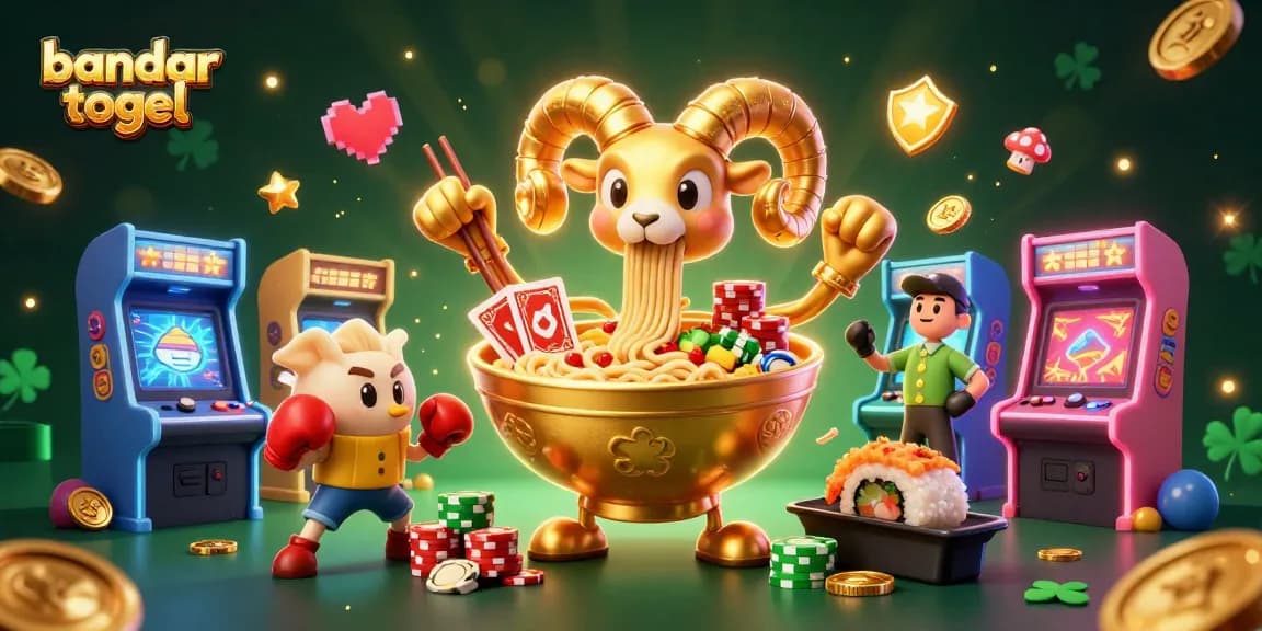 Experience the vibrant world of bandar togel with dynamic 3D casino characters and rich game elements.
