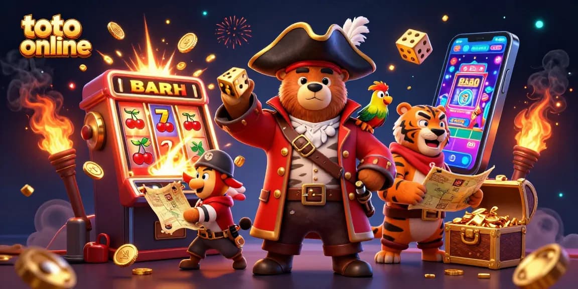 Toto online menawarkan pengalaman mendebarkan dengan mesin slot dan karakter menarik saat mengejar jackpot.