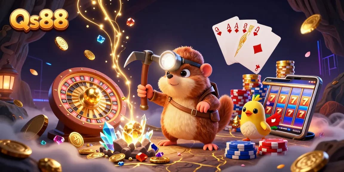 Experience thrilling wins at Qs88, where a charming treasure hunter uncovers golden rewards.