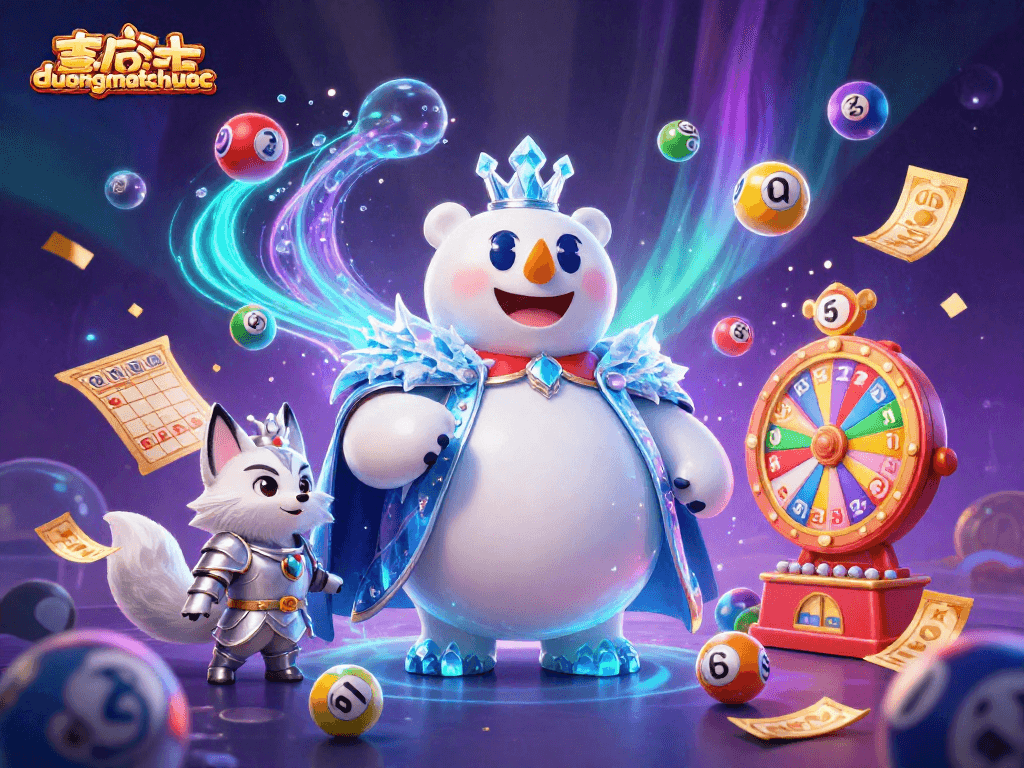 Engage in duongmatchuoc excitement with vibrant lottery elements and energetic characters.