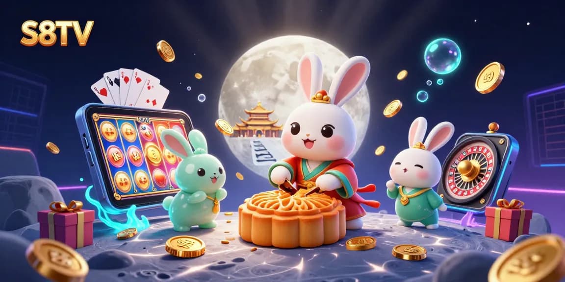 S8TV delivers thrilling sports betting action with a vibrant 3D illustration showcasing the excitement of gaming.