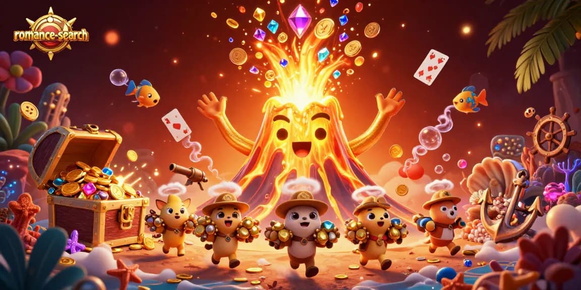 Experience winning moments and vibrant scenes with romance-search from a dynamic golden volcano jackpot.