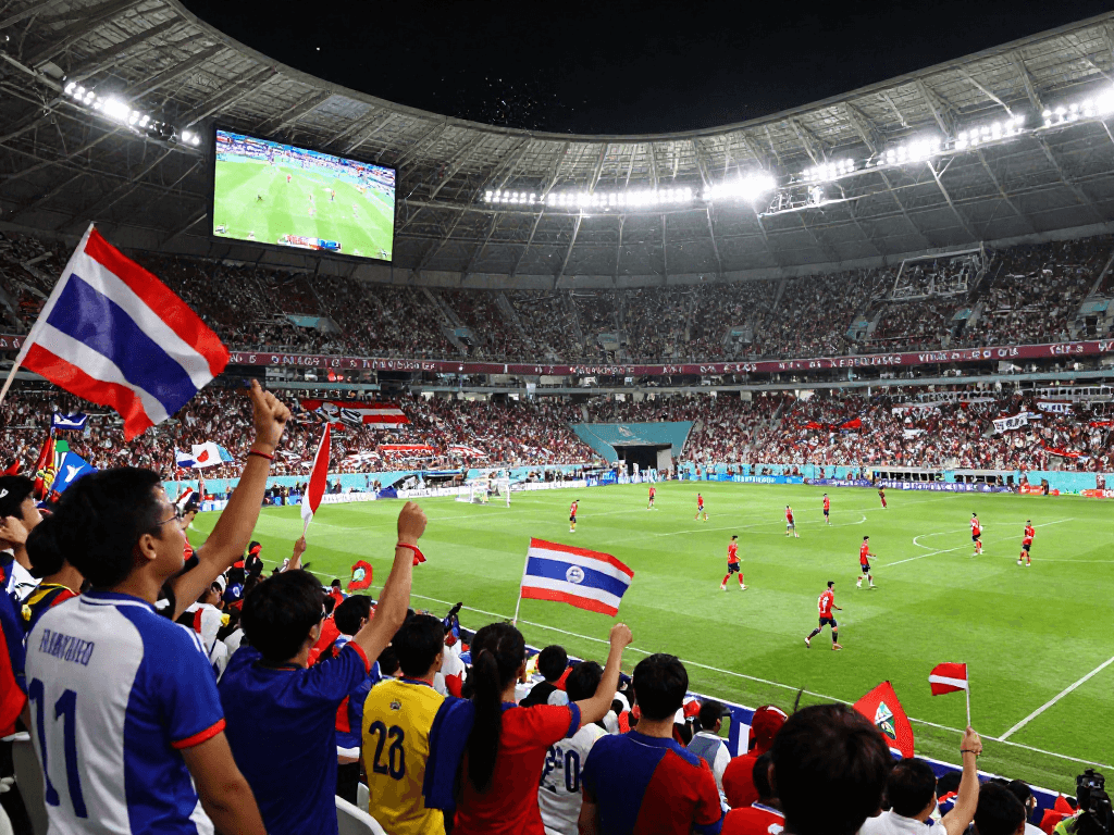 ราคาบอลโลกนัดชิง แฟนบอลไทยเชียร์ทีมโปรดในสนามแข่งขันฟุตบอลโลก 2026