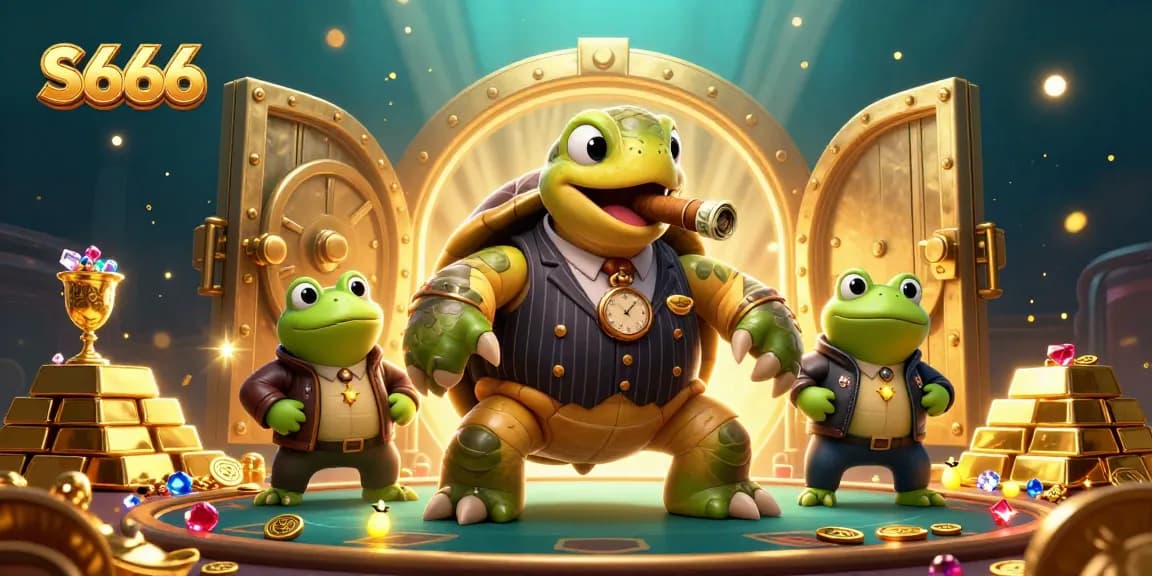 S666 offers thrilling online casino experiences with unique characters and exciting game elements in a vibrant setting.