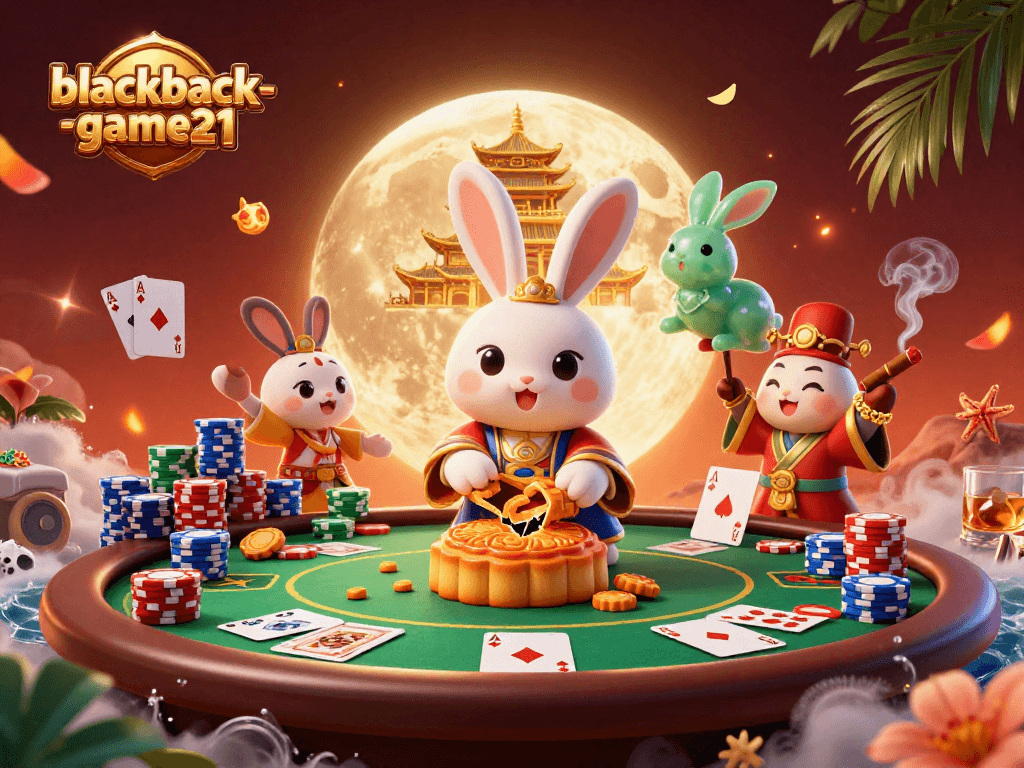 Engage with blackjack-game21 in a vibrant 3D casino scene filled with action and energy.