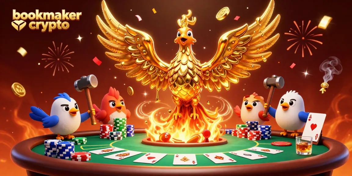 Pariez avec bookmaker crypto sur une scène pleine de créativité et de gains captivants.