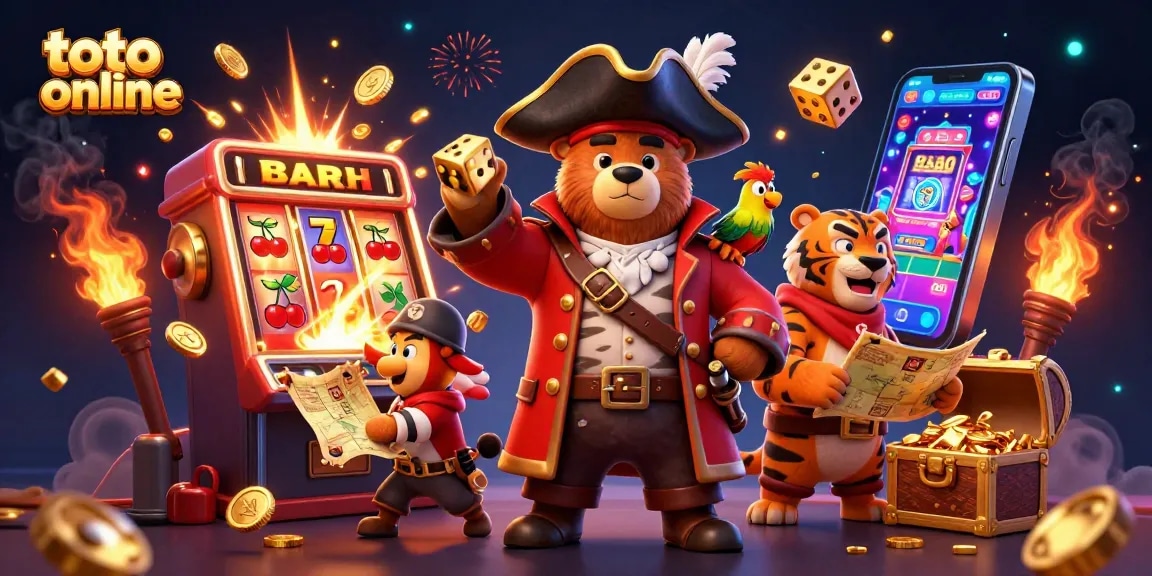 Toto online menawarkan pengalaman mendebarkan dengan mesin slot dan karakter menarik saat mengejar jackpot.