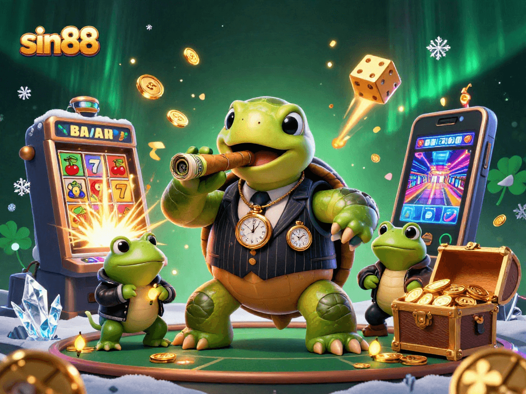 Engage in thrilling gameplay at sin88 with vibrant 3D slot machines and charismatic casino characters.