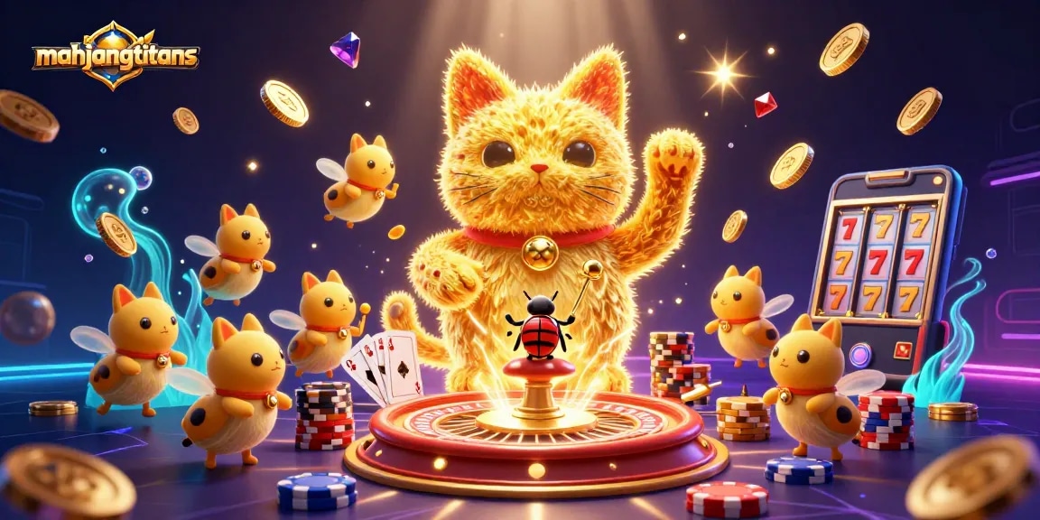 Engage with mahjongtitans while enjoying a vibrant 3D illustrated casino adventure filled with lucky charms and rich symbols.
