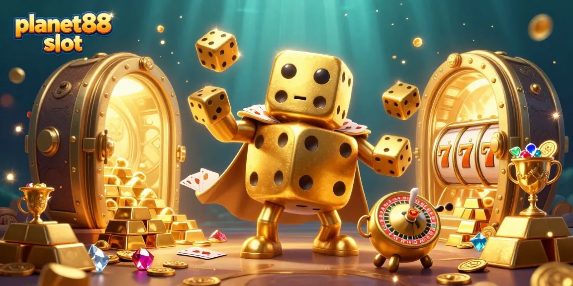 Experience the excitement of planet88 slot with dynamic characters and vibrant casino elements.