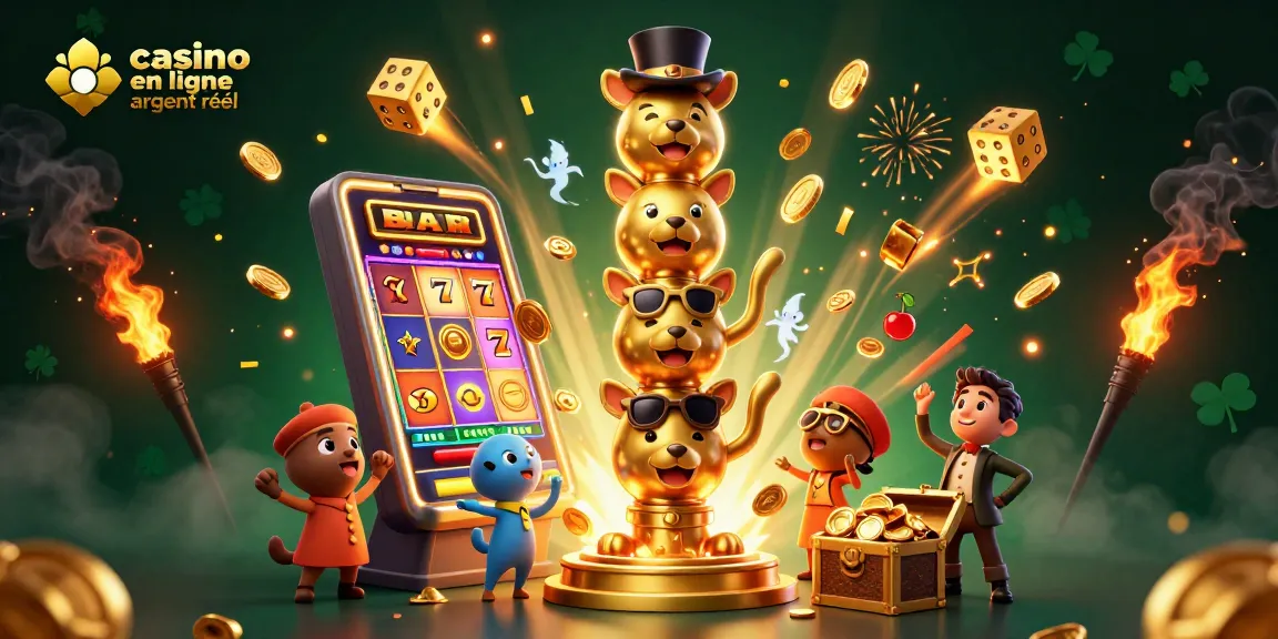 Jouez sur un casino en ligne argent réel avec un totem lumineux et des machines à sous excessives.