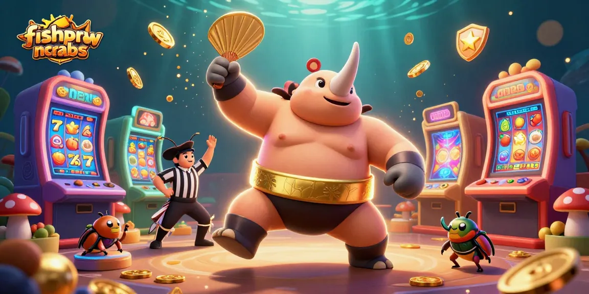 Engage with the thrilling fishprawncrabs casino adventure featuring a beetle sumo champion!