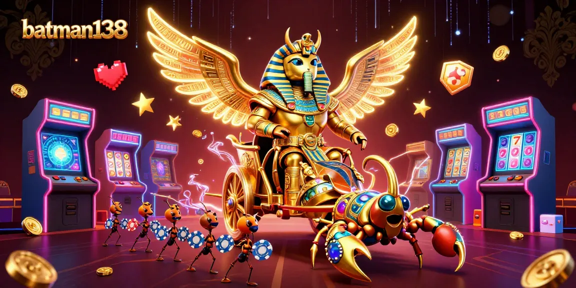 Engage in thrilling gameplay at batman138 with vibrant casino elements and dynamic character scenes.