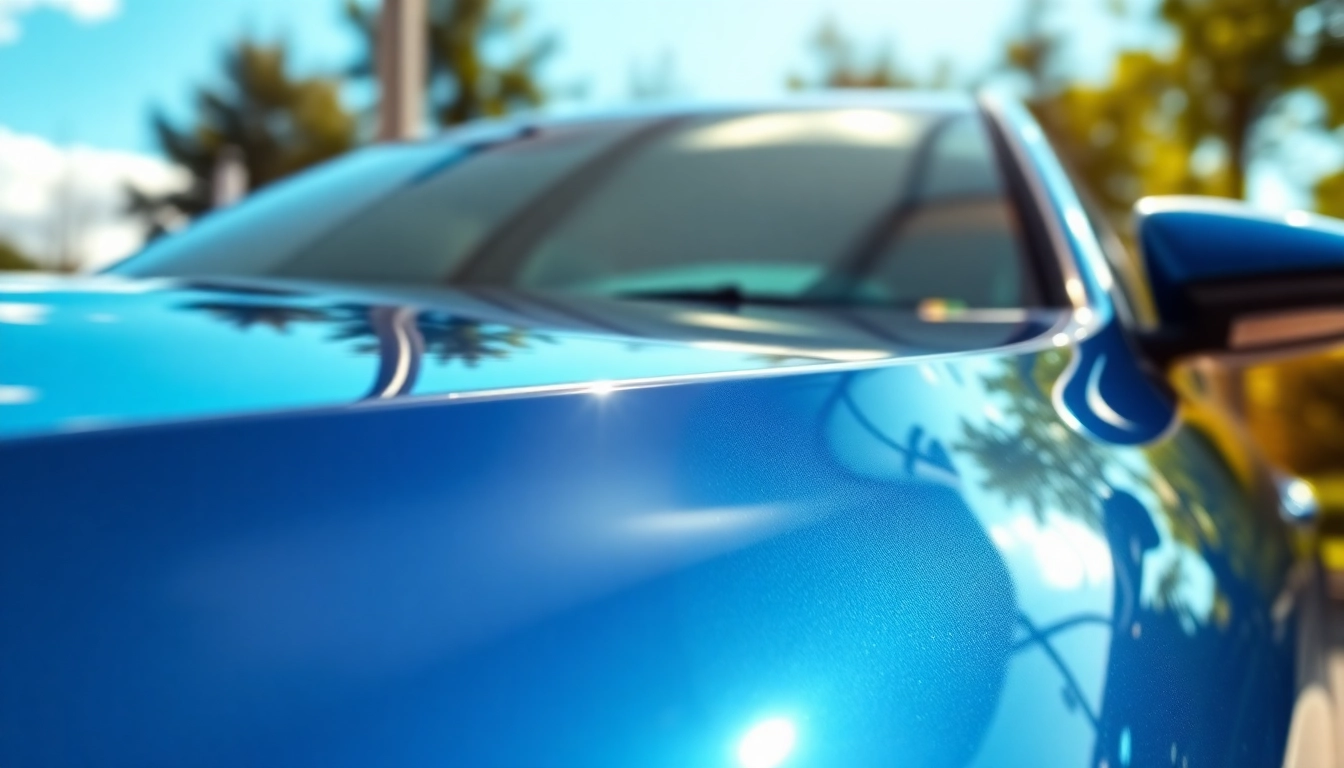 Learn how to protect car paint after washing with a detailed view of a shiny car.