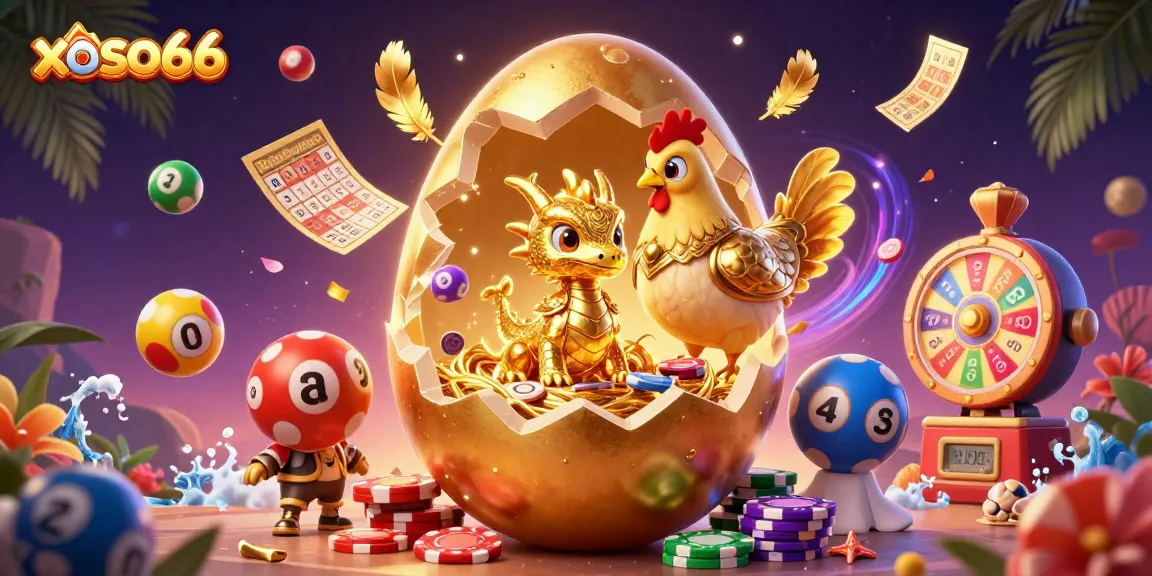 Engage with exciting xoso66 lottery gaming showcasing dynamic golden dragon and colorful balls.