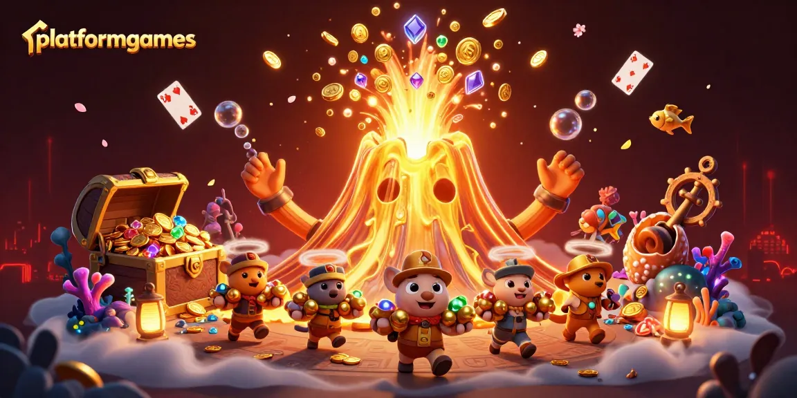 Engage in exciting treasure hunting with platformgames in a vibrant underwater casino scene.