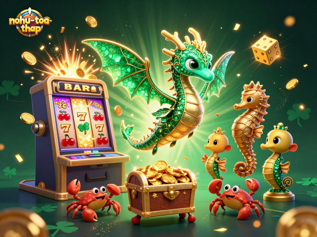 Join the excitement of nohu-toa-thap, where massive slot machines and golden treasures come to life!