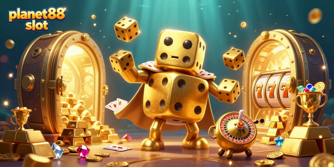 Experience the excitement of planet88 slot with dynamic characters and vibrant casino elements.