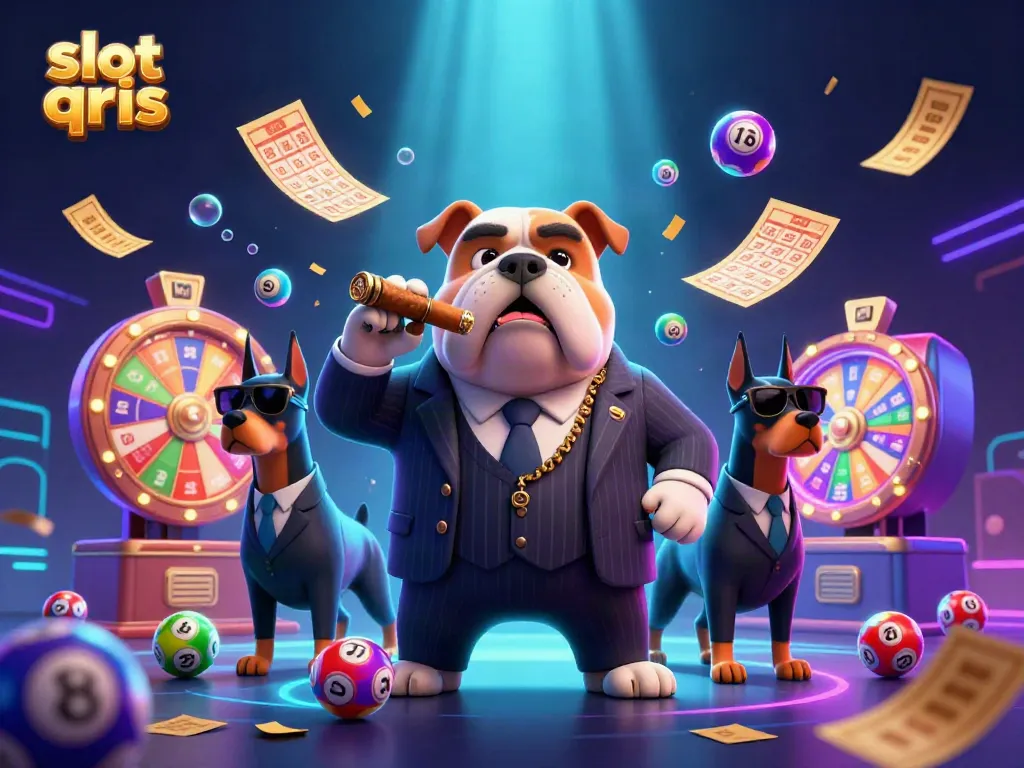 Immersive slot qris gaming scene featuring animated characters and vibrant game elements.