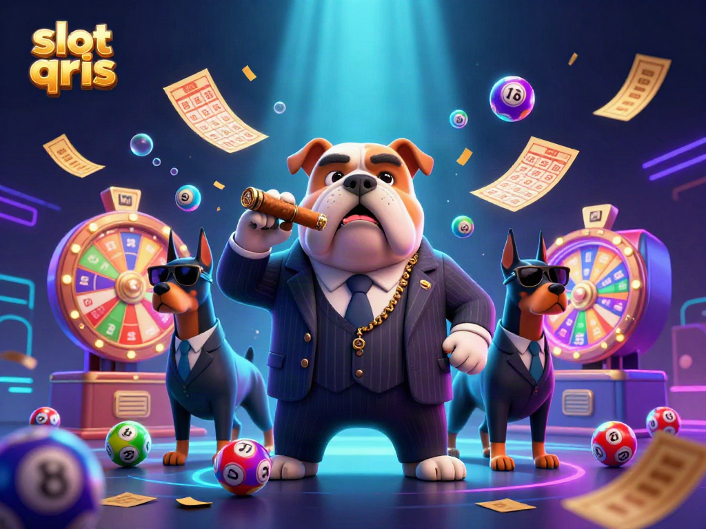 Immersive slot qris gaming scene featuring animated characters and vibrant game elements.