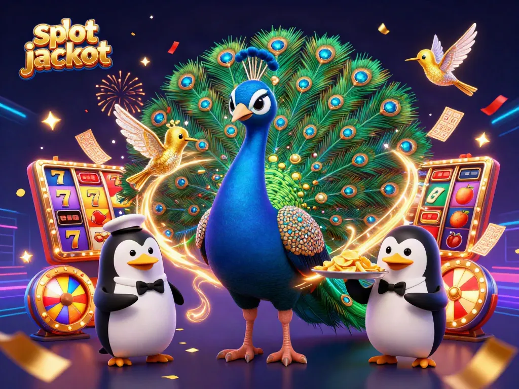 Spin the slot jackpot reels with vibrant symbols and colors for a thrilling casino experience.