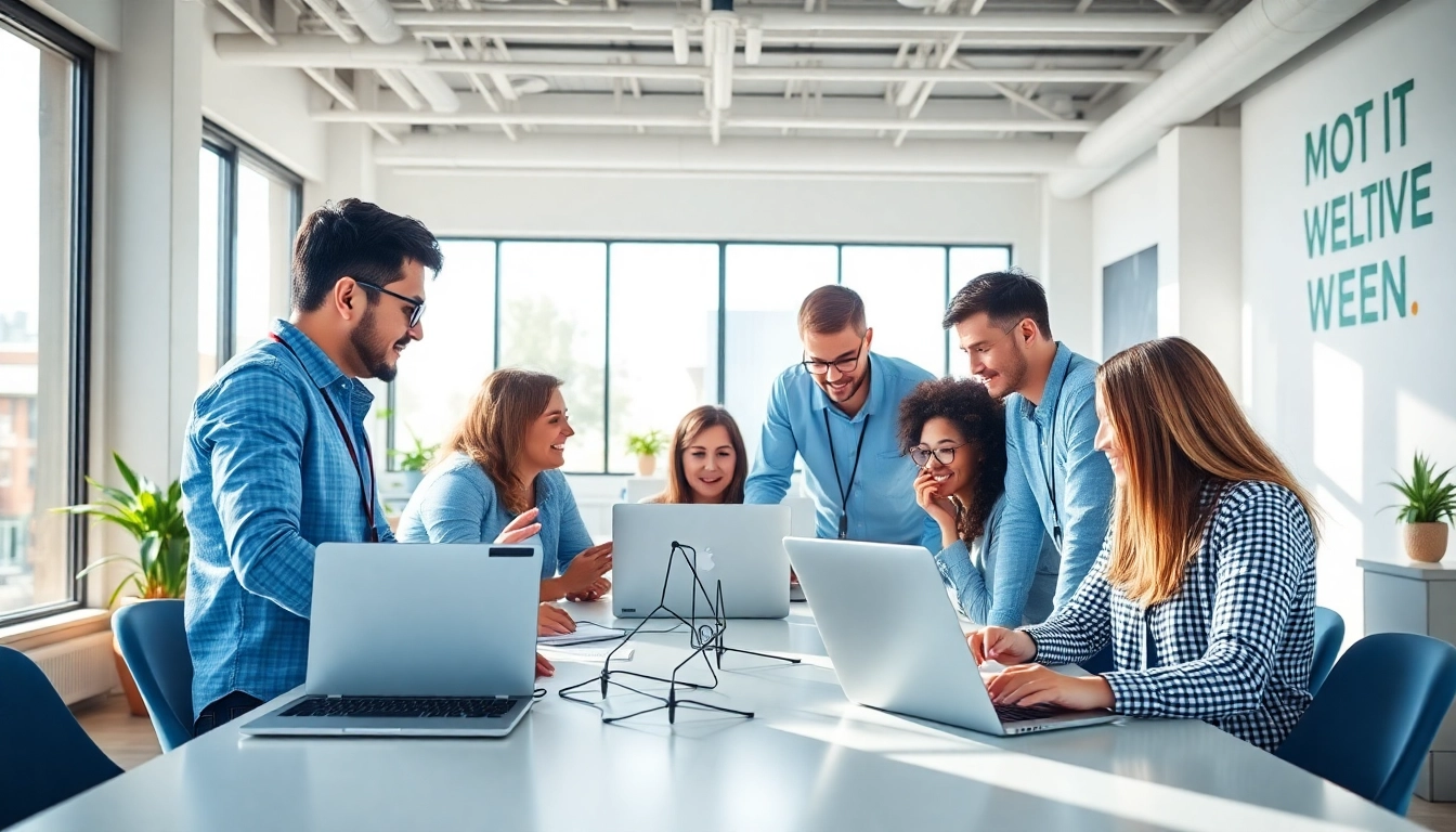 Creative teamwork at a website design agency Melbourne showcasing innovative designs.