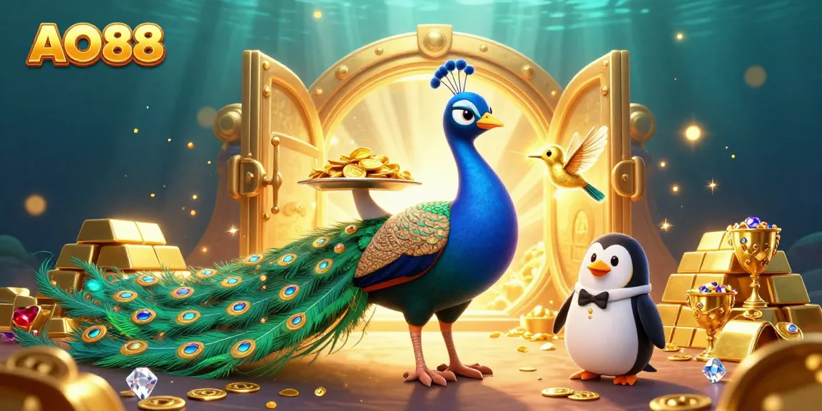 Experience the thrill with AO88’s dazzling casino adventure featuring vibrant characters and riches.