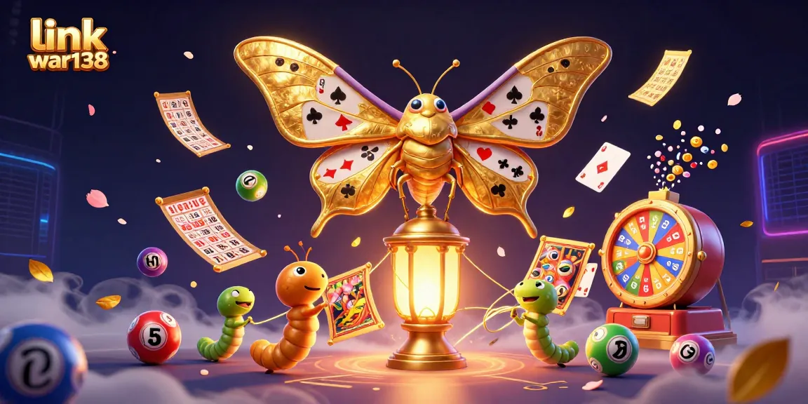 Experience thrilling wins with link war138 as vibrant lottery elements and golden lanterns illuminate 3D casino scenes.