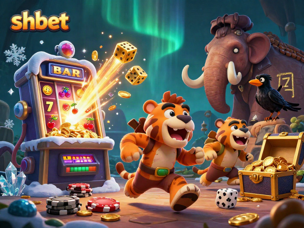 Engage in thrilling gaming adventures with shbet's vibrant prehistoric casino scene.