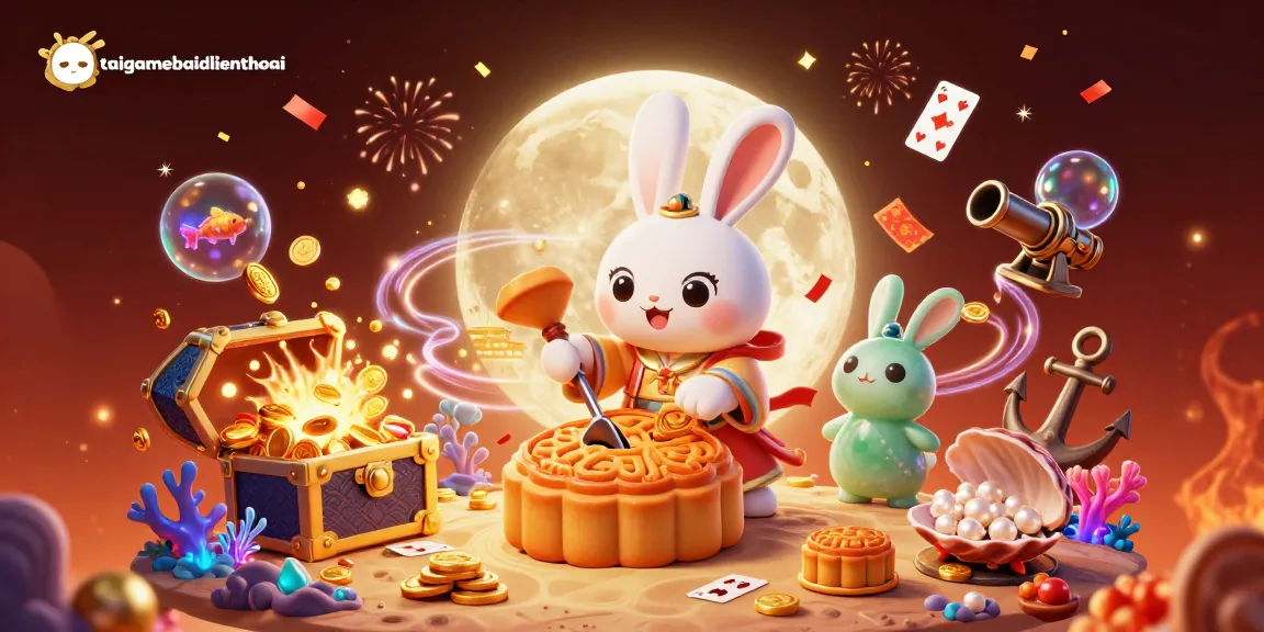 Experience the thrill of taigamebaidienthoai with a celebratory casino illustration featuring dynamic elements.