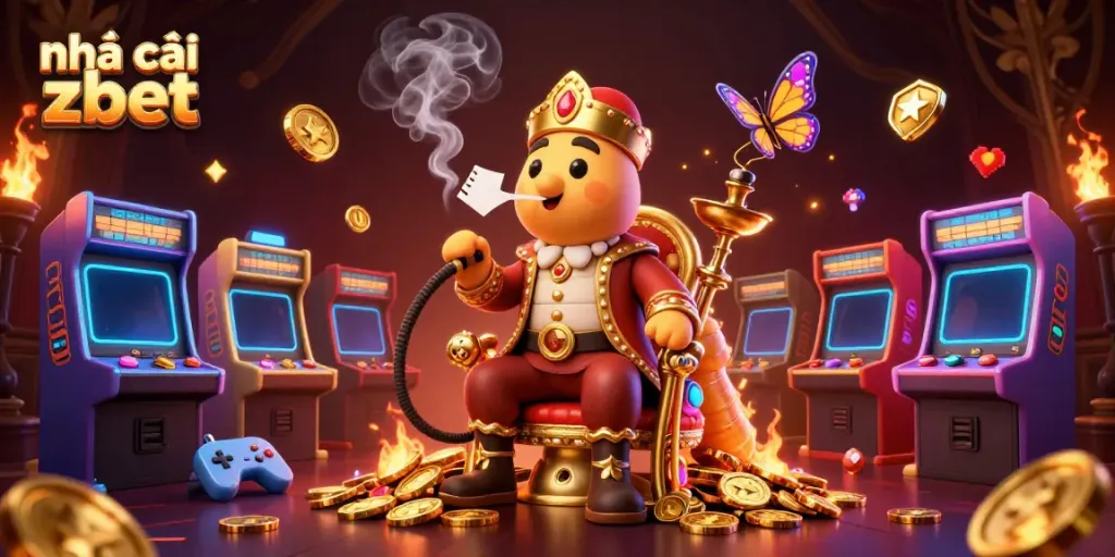 Engage with the vibrant world of nhà cái zbet through a colorful 3D casino illustration.