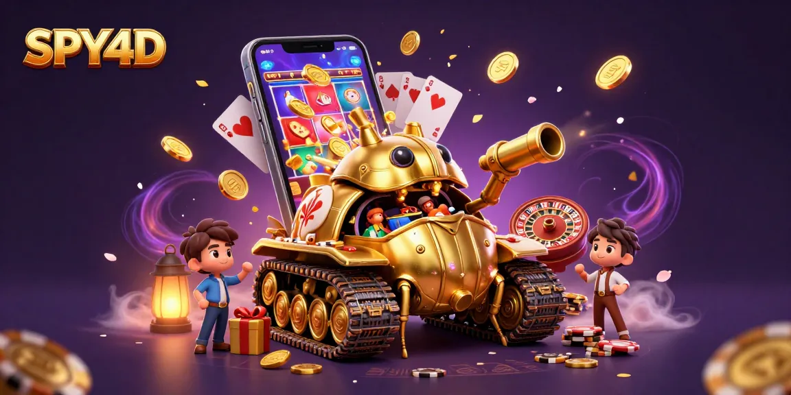 SPY4D menawarkan keseruan kasino mini dalam tank kejuaraan emas yang memancarkan koin dan kebahagiaan.