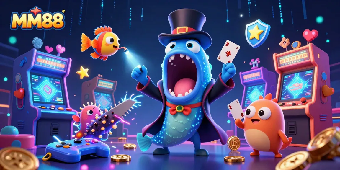 Experience MM88's thrilling gaming atmosphere with magical creatures and vibrant animations.