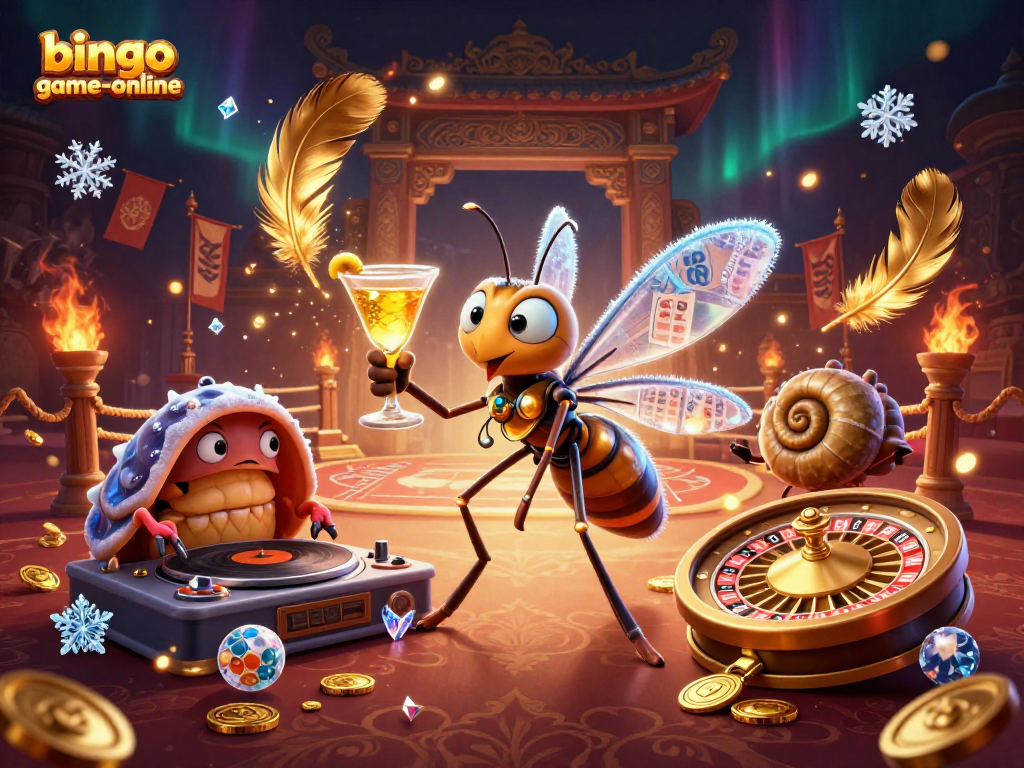 Engage with bingo-game-online in thrilling jackpot bingo gameplay featuring vivid casino characters and exciting elements.