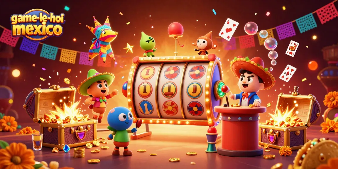 Spin colorful reels and win big in game-le-hoi-mexico, celebrating vibrant carnival themes with slot elements.