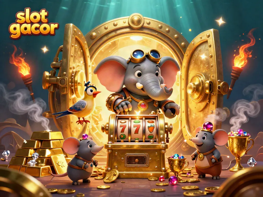 Activate your luck with slot gacor at the golden slot machine featuring vibrant treasures and thrilling gameplay.
